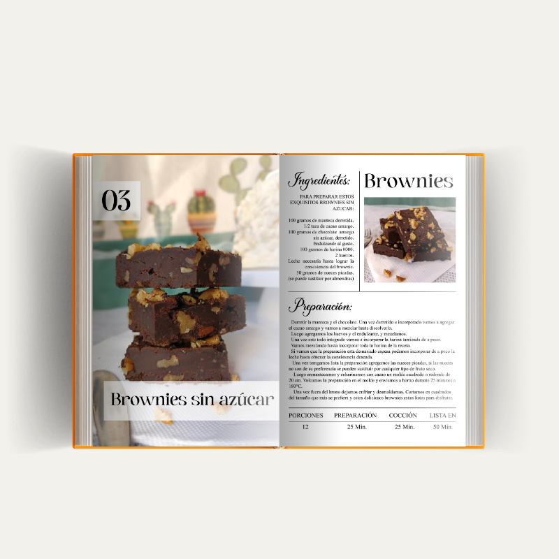 capitulo recetario brownie